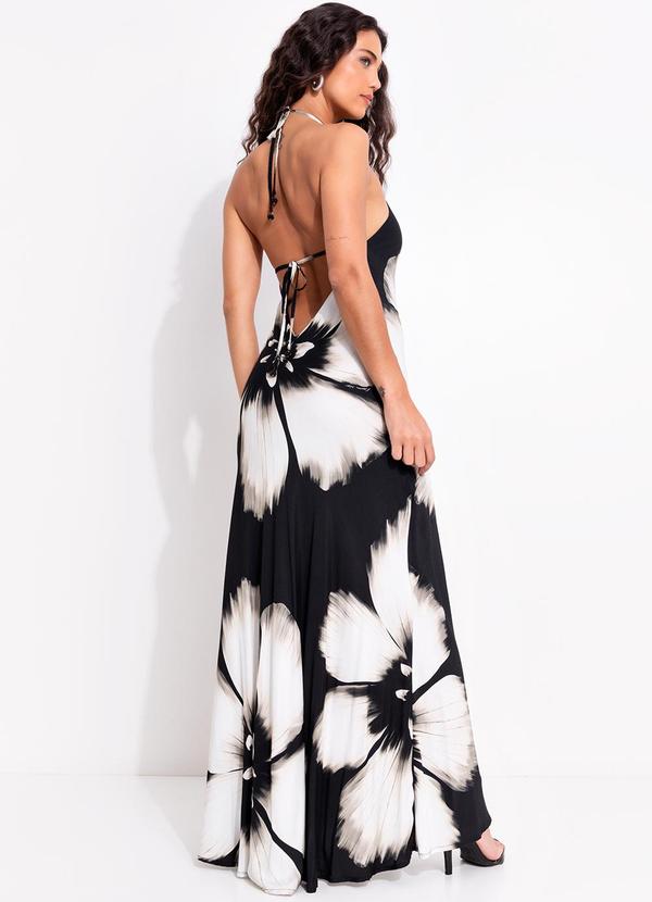 Farm - Vestido Longo Maya Preto 5