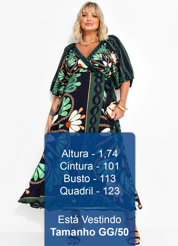 Farm - Vestido Longo Miranda Preto 11