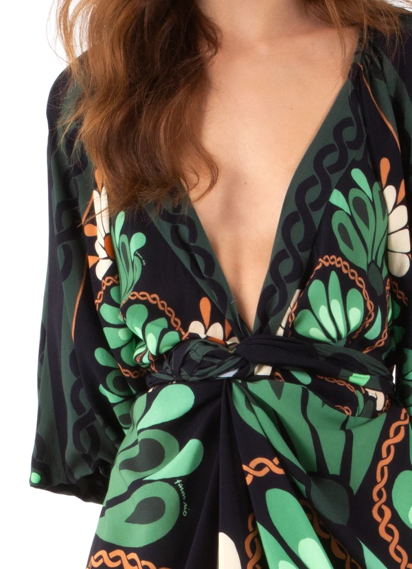 Farm - Vestido Longo Miranda Preto 4