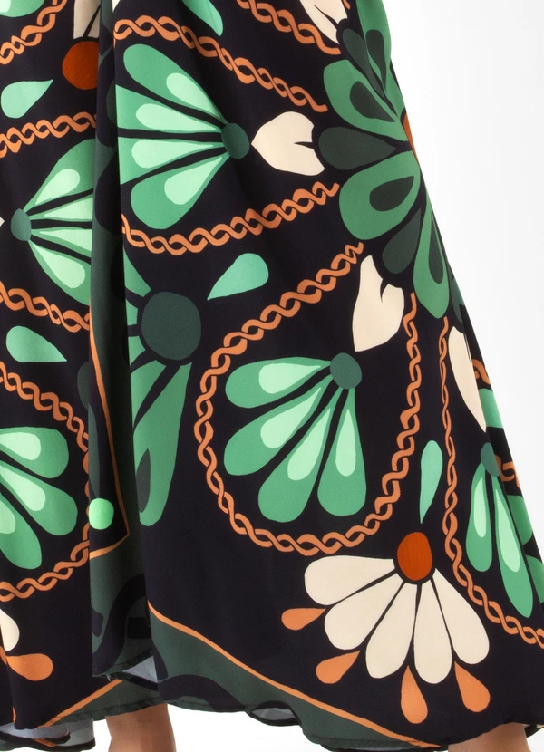 Farm - Vestido Longo Miranda Preto 6