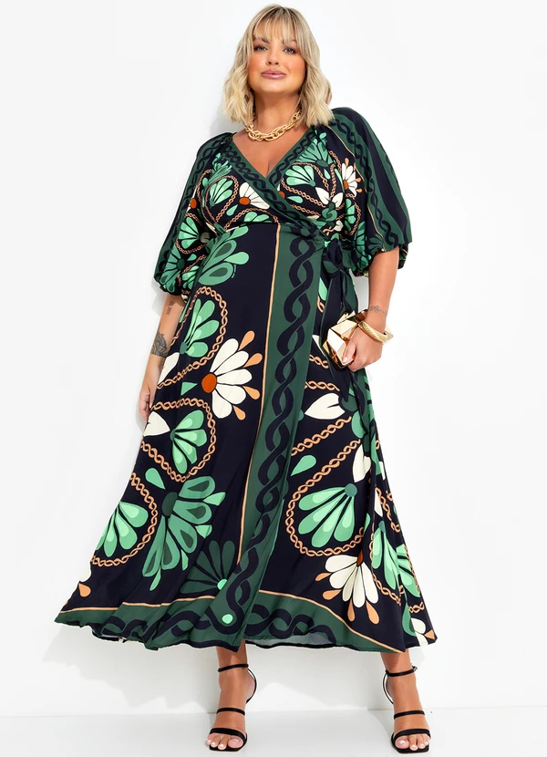 Farm - Vestido Longo Miranda Preto 7