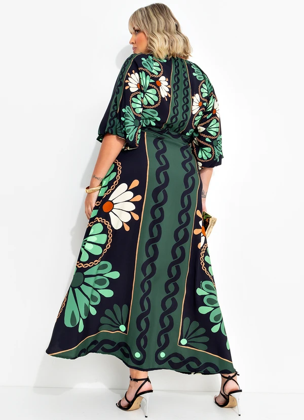 Farm - Vestido Longo Miranda Preto 8