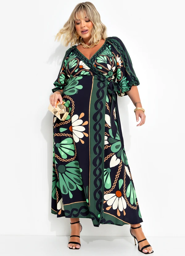 Farm - Vestido Longo Miranda Preto 9