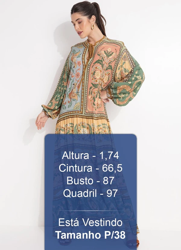 Farm - Vestido Longo Naipe Animal Verde 5