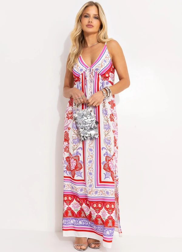 Farm - Vestido Longo nos Lisboa Off White 3