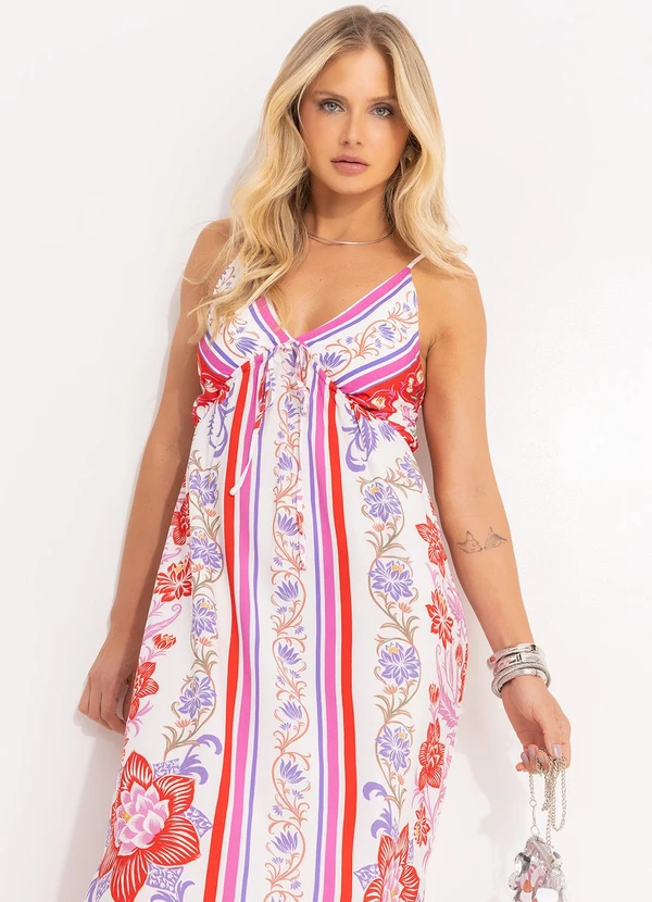 Farm - Vestido Longo nos Lisboa Off White 4