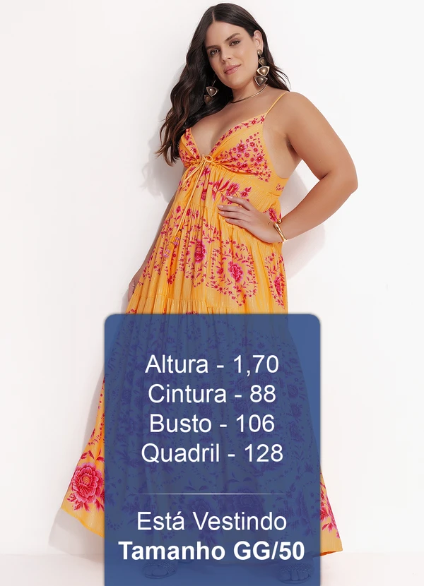 Farm - Vestido Longo Olivia Amarelo 12