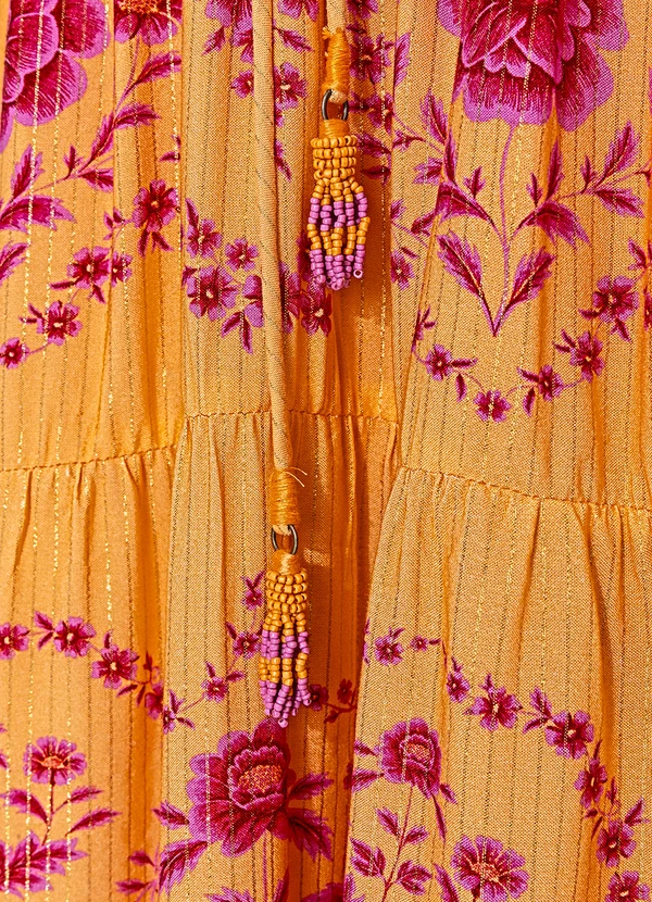 Farm - Vestido Longo Olivia Amarelo 7