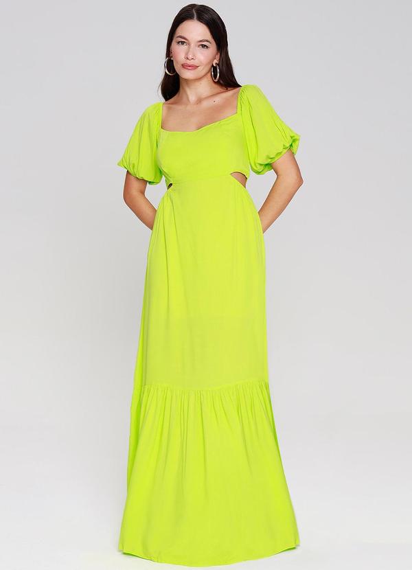 Gatabakana - Vestido Longo Ombro a Ombro Verde