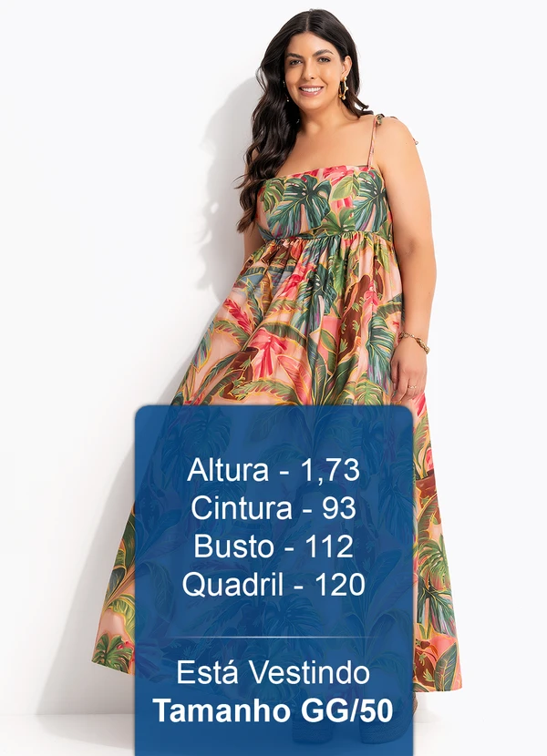 Farm - Vestido Longo Piscina Tropical Rosa 11