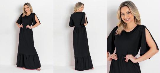 Vestido Longo Preto