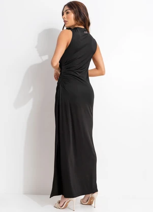 Colcci - Vestido Longo Preto - COLCCI