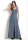 Quintess - Vestido Longo Jeans Claro com Botões - variação: Jeans Escuro