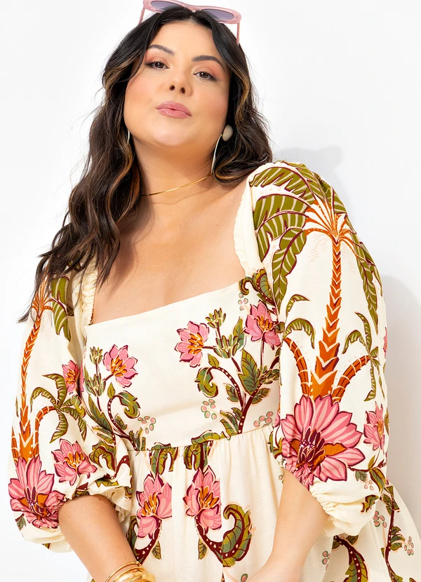 Farm - Vestido Longo Ravenala Off White 14