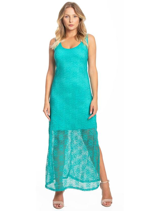 Endless - Vestido Longo Renda Verde
