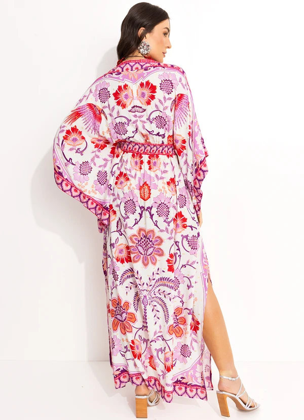 Farm - Vestido Longo Romance de Tucano Rosa 2