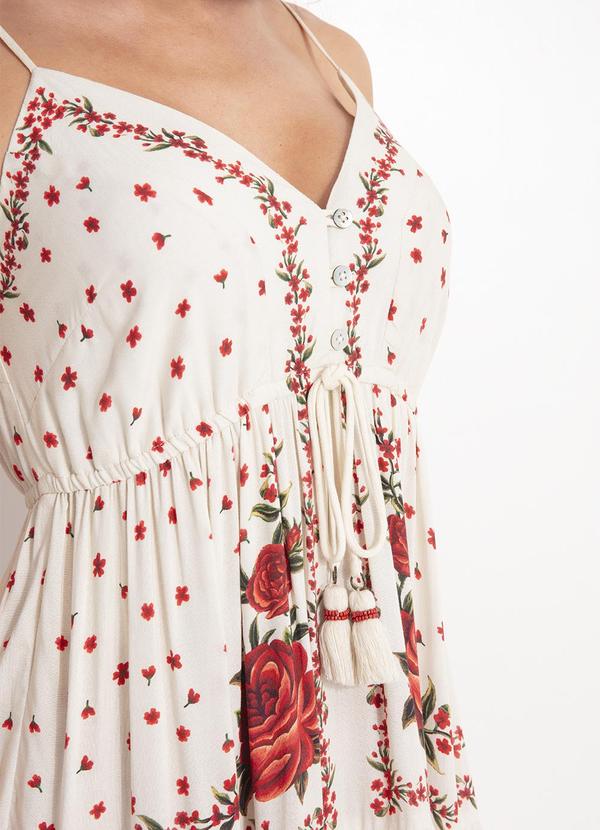 Farm - Vestido Longo Rosalia Bege 8