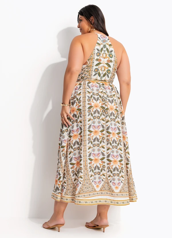 Farm - Vestido Longo sem Manga Marcelle Verde 10