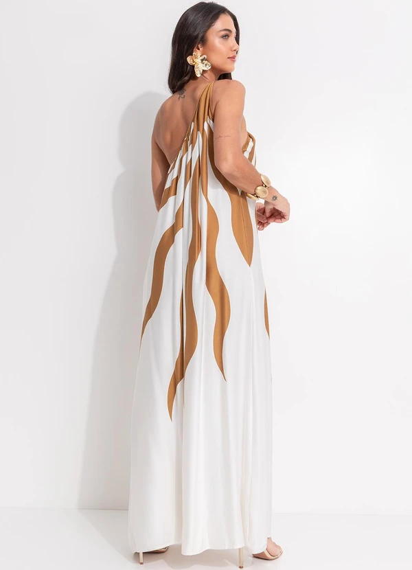 Farm - Vestido Longo Solare Off White 2