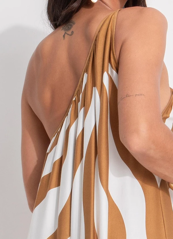 Farm - Vestido Longo Solare Off White 6