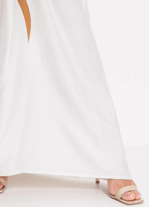 Farm - Vestido Longo Solare Off White 7