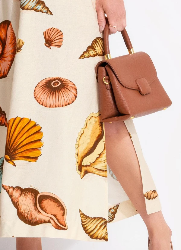 Farm - Vestido Longo Souvenir Mar Bege 7