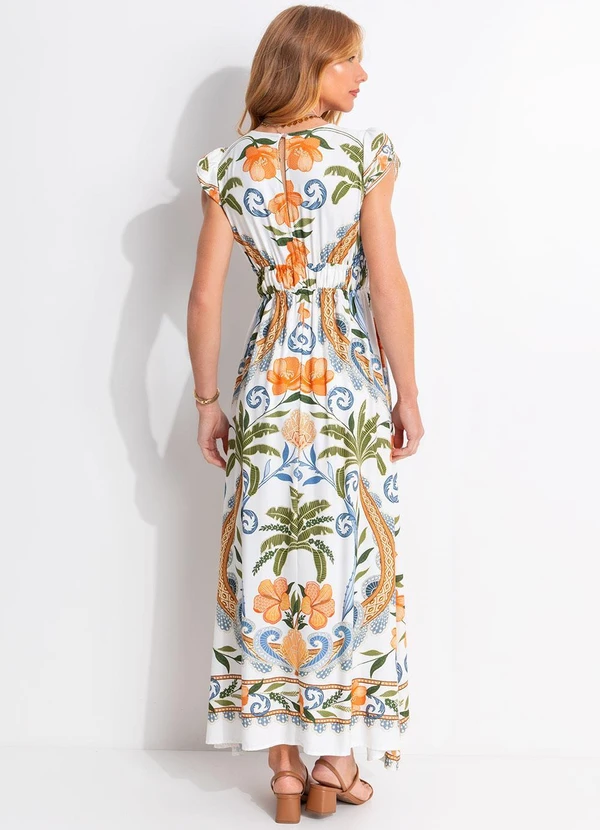 Farm - Vestido Longo Tina Bege 2