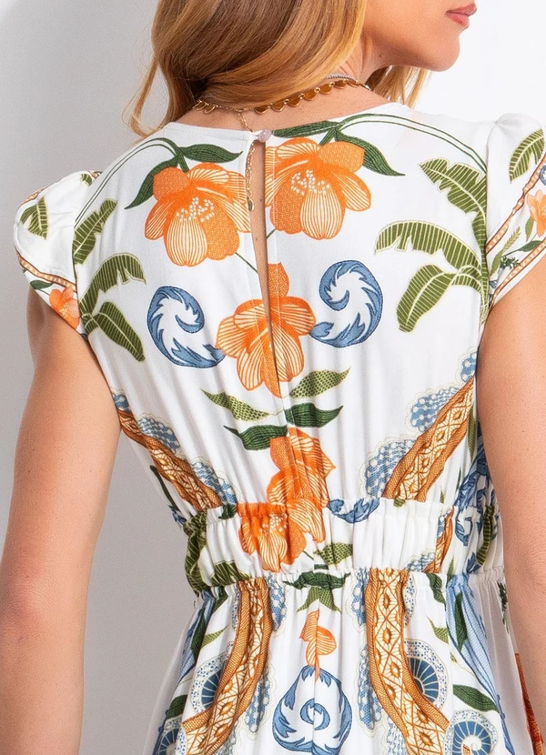 Farm - Vestido Longo Tina Bege 7