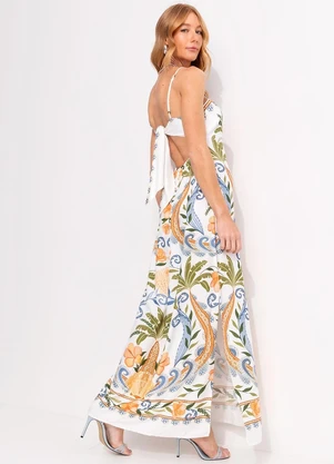 Farm - Vestido Longo Tina Branco - FARM