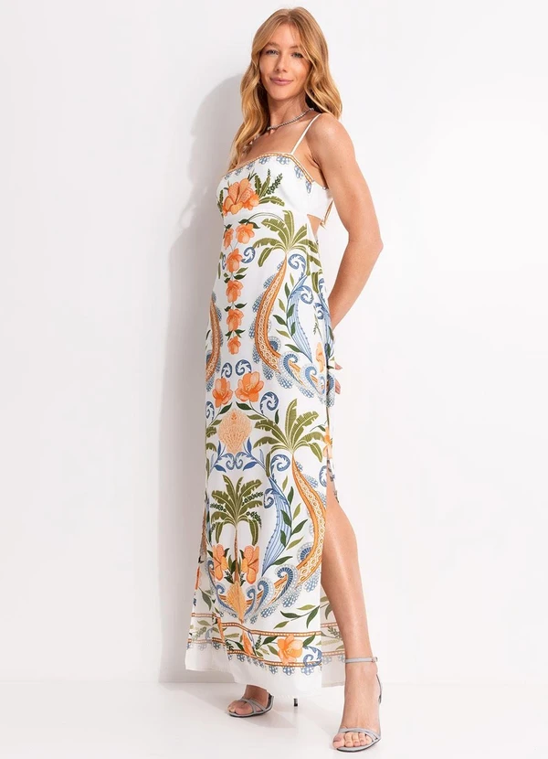 Farm - Vestido Longo Tina Branco 3