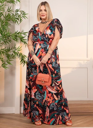 Vestido Longo Plus Size Compre na Quintess