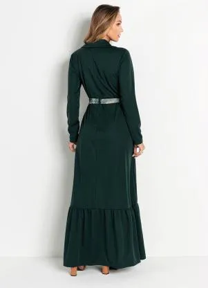 Rosalie - Vestido Longo Verde - ROSALIE