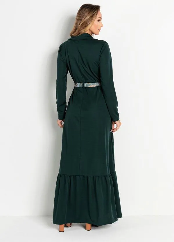 Rosalie - Vestido Longo Verde 2