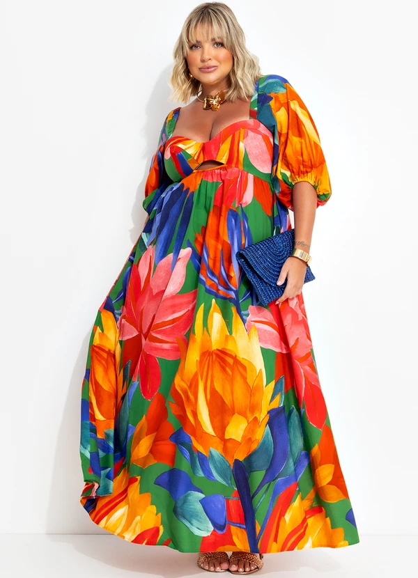 Farm - Vestido Longo Verde 10