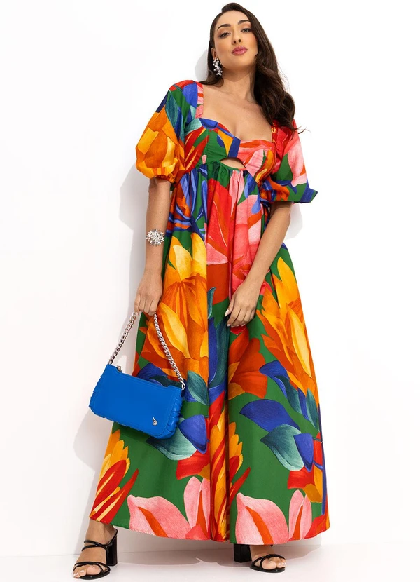 Farm - Vestido Longo Verde 4