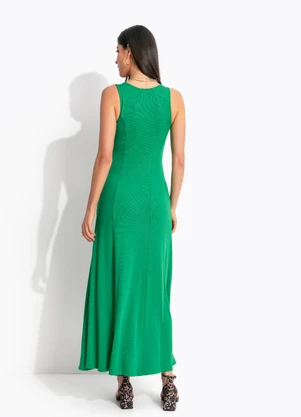 Colcci - Vestido Longo Verde - COLCCI