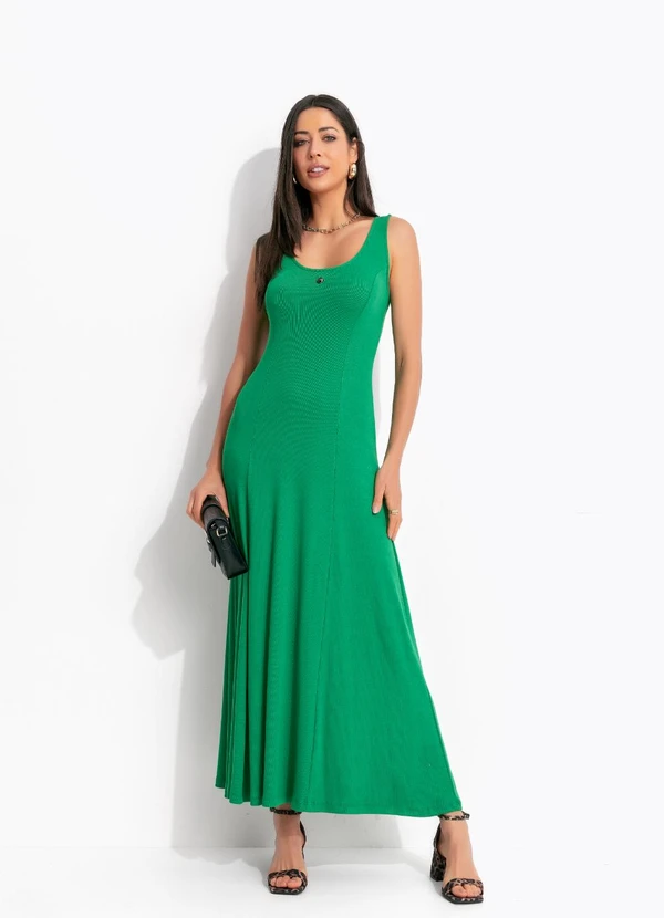 Colcci - Vestido Longo Verde
