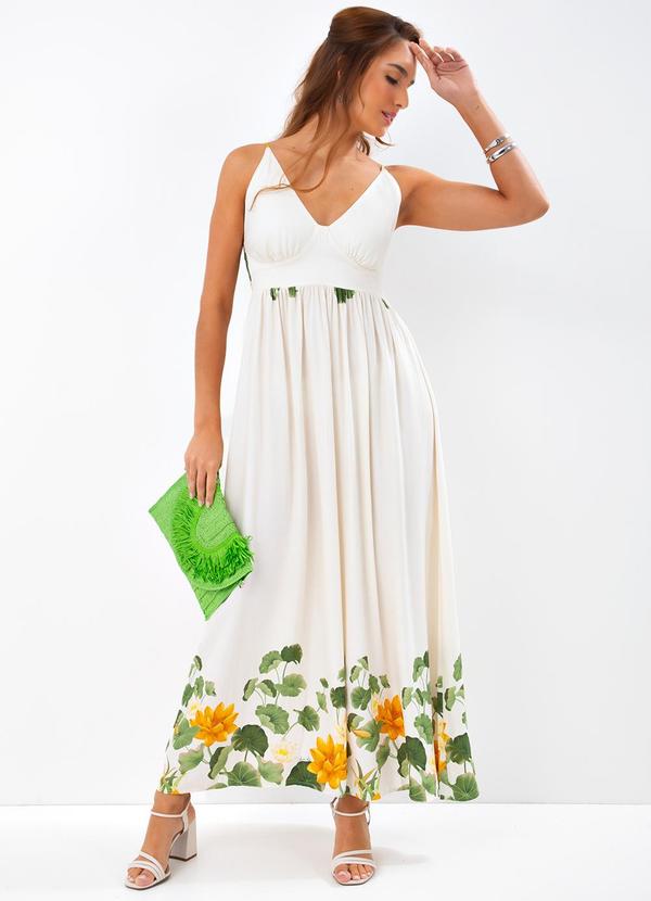 Farm - Vestido Longo Vitoria Regia