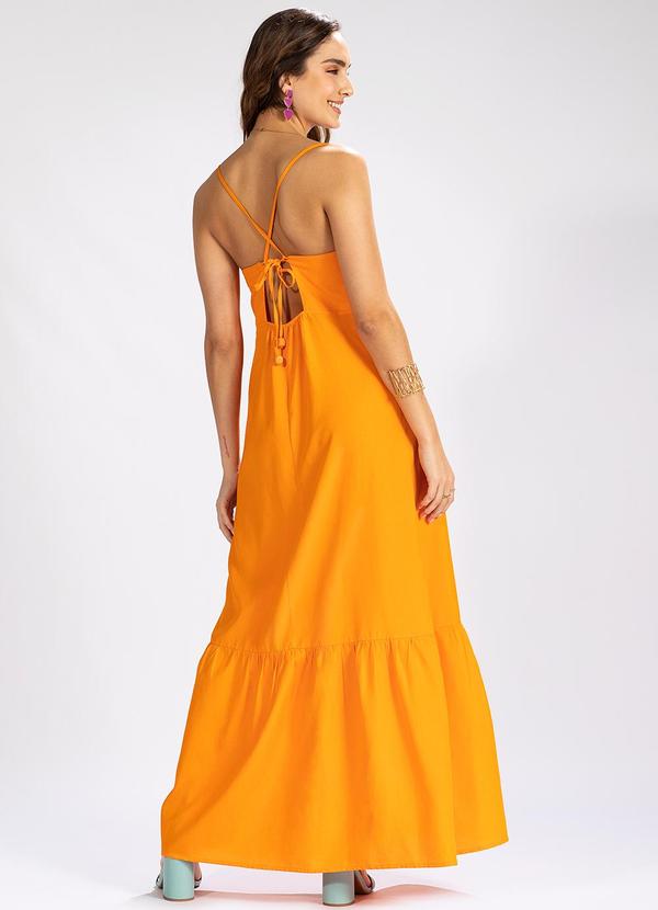 Hering - Vestido Longuete em ViscolinhoLaranja 2