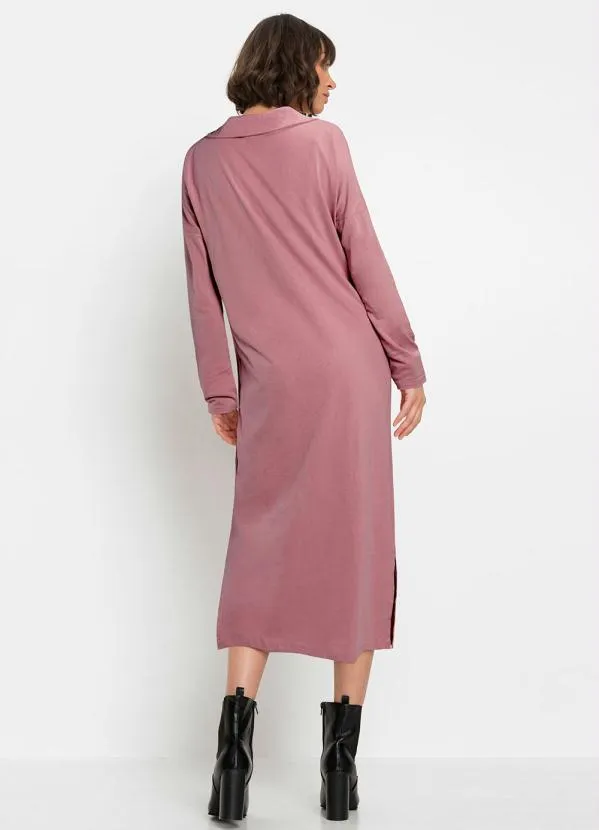 bonprix - Vestido Longuete Rosa 2