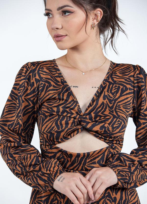 Misiss - Vestido Luana Marrom 2