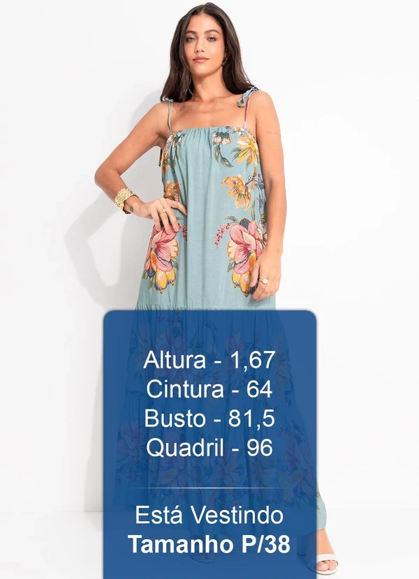 Farm - Vestido Maira Azul 5