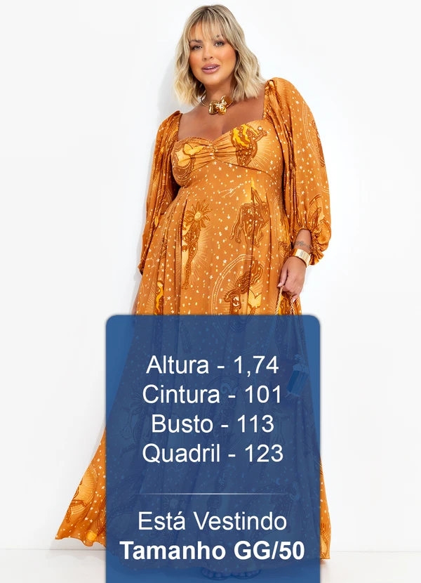 Farm - Vestido Mapa Astral 10