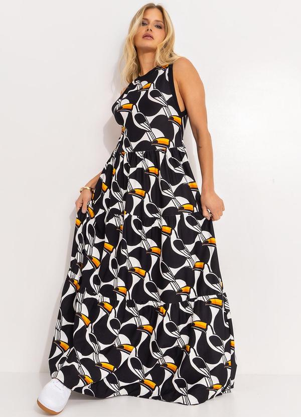 Farm - Vestido Marias Copatucano Preto