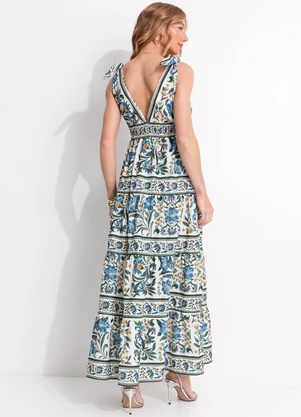 Farm - Vestido Marias Manoela Off White - FARM