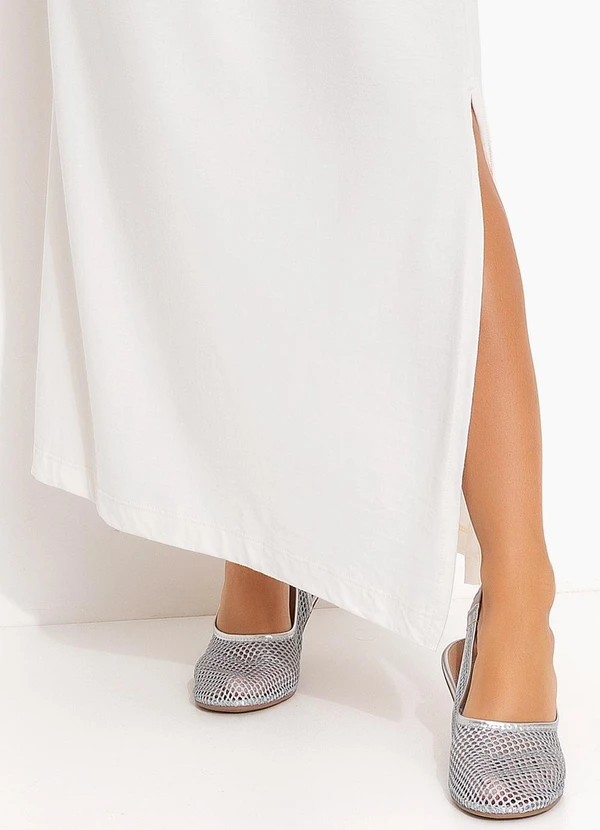 Farm - Vestido Midi Coco Gelado Off White 9