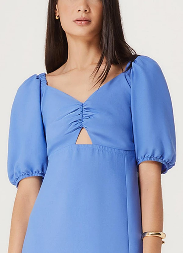 Hering - Vestido Midi Fem Azul Medio 3
