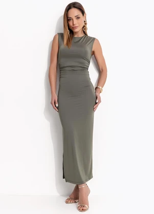 Bimini - Vestido Midi Verde - BIMINI