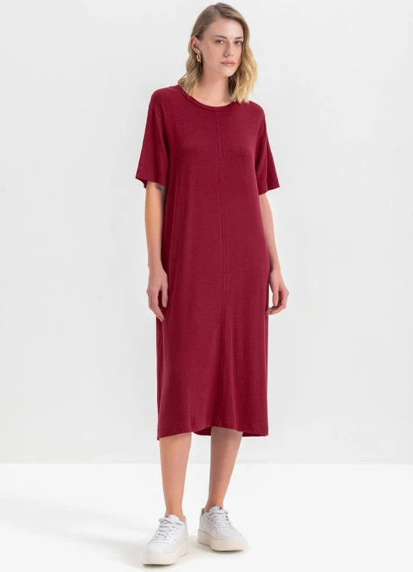 Essendi - Vestido Moletinho Feminino Vermelho