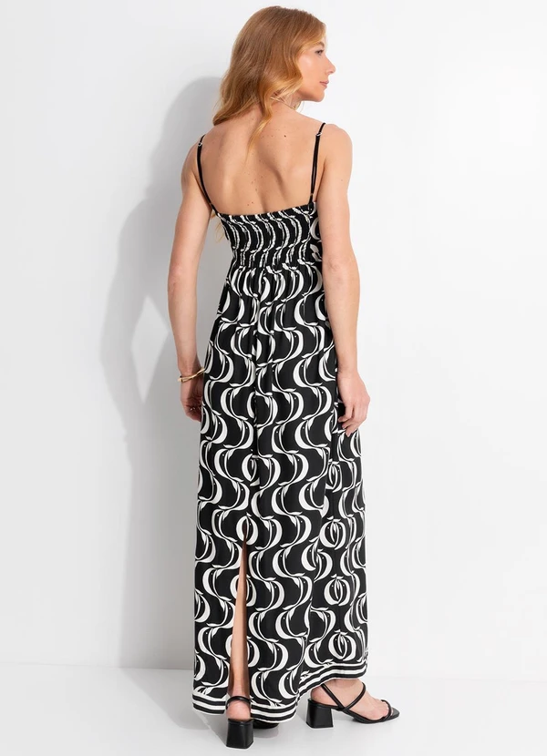 Farm - Vestido Nó Peixe Copa Preto 2